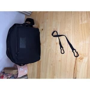 Dagne Dover Mia Phone Bag Crossbody – Black Neoprene, Adjustable Strap